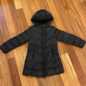 Girls Puffer fleece lined coat size 7/8